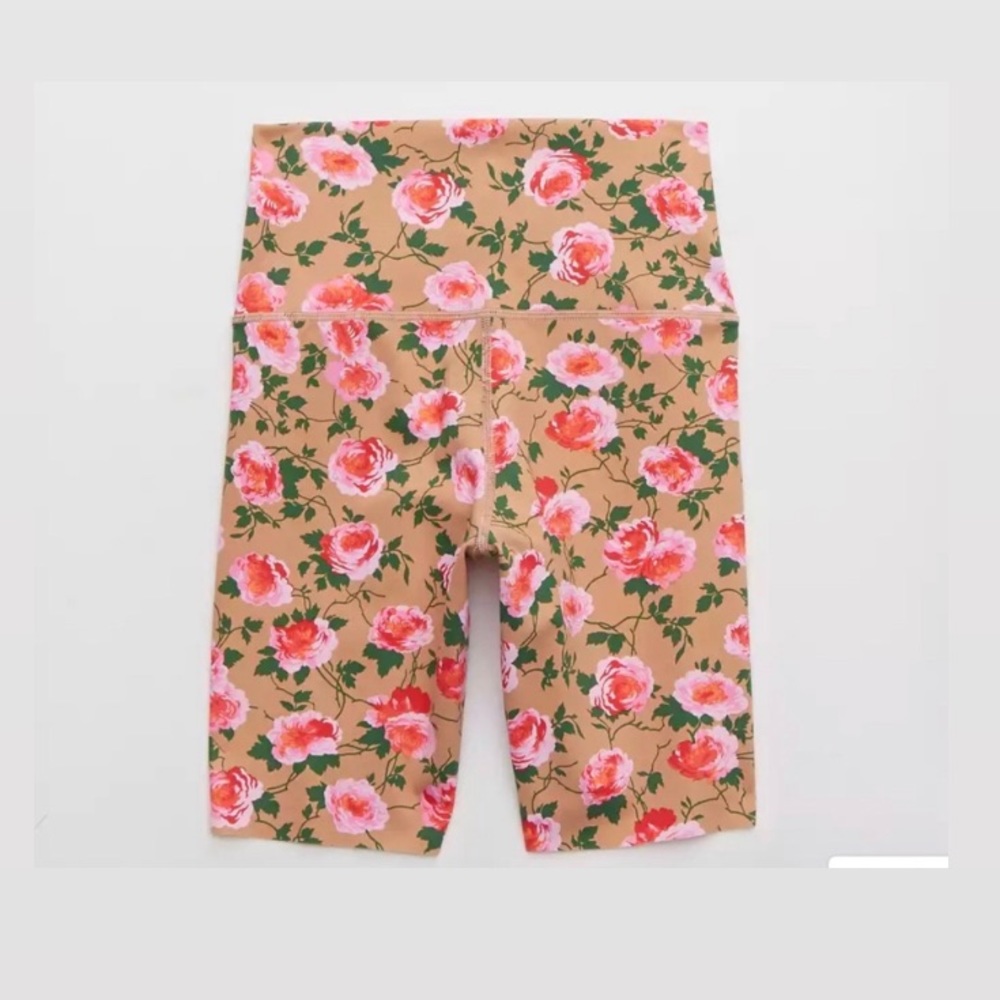 Offline by Aerie Goals 7” Bike Short Raw Sienna Size Small